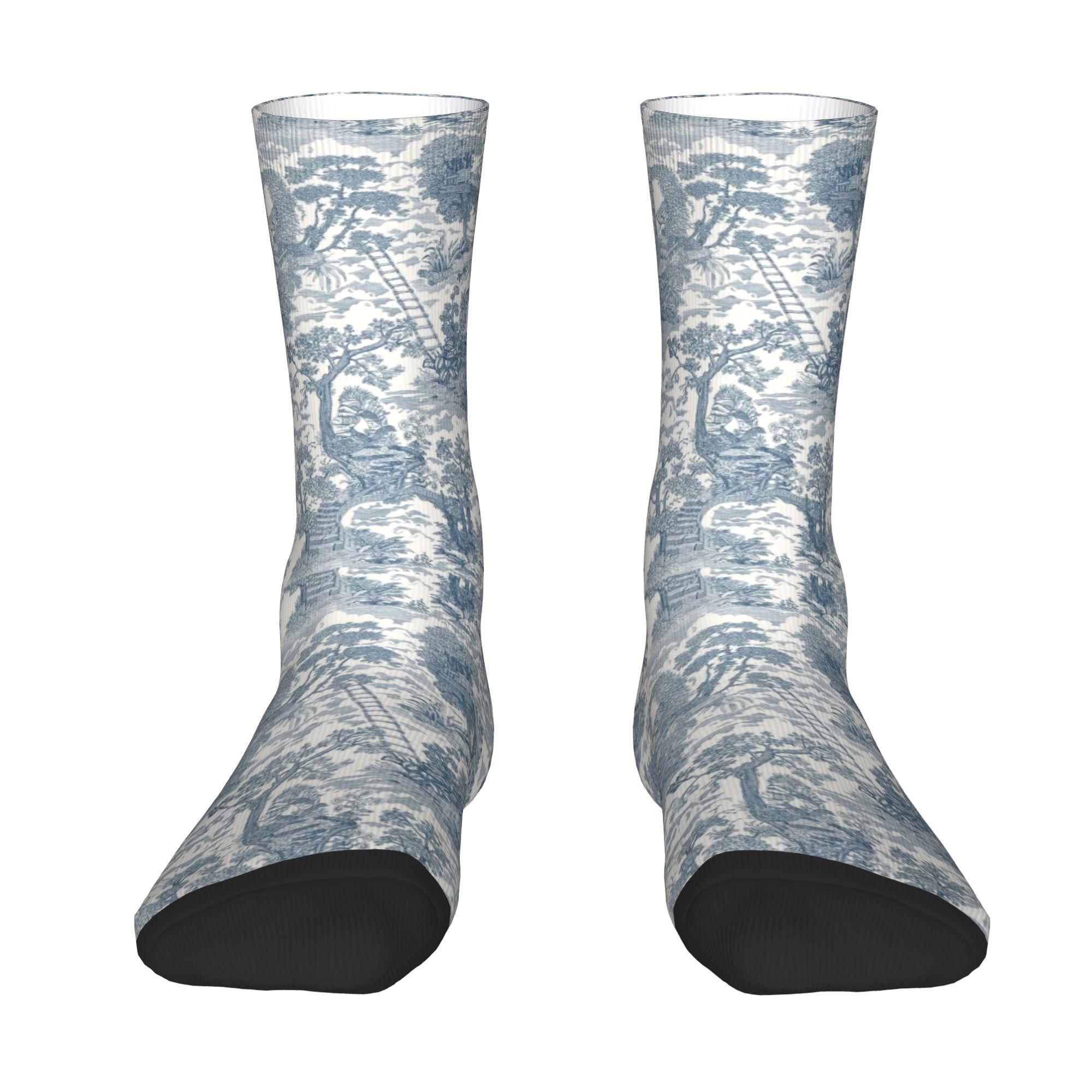 Vintage Fashion Dresses - Meias Personalizadas Vintage Toile De Jouy