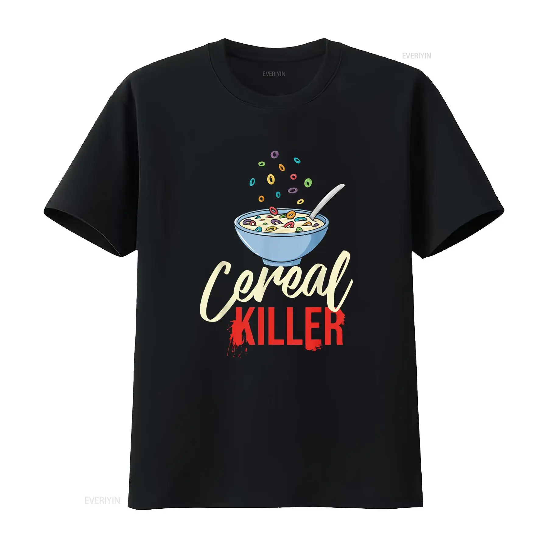 Vintage Fashion Jersey - Cereal assassino tigela caixa café da