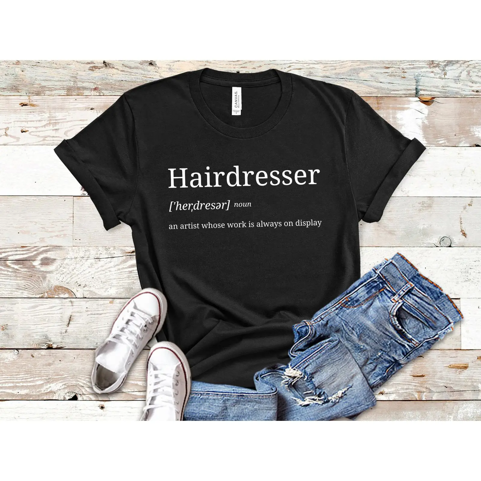 Vintage Fashion Quotes - Camiseta de Cabeleireiro Vintage Lavada com