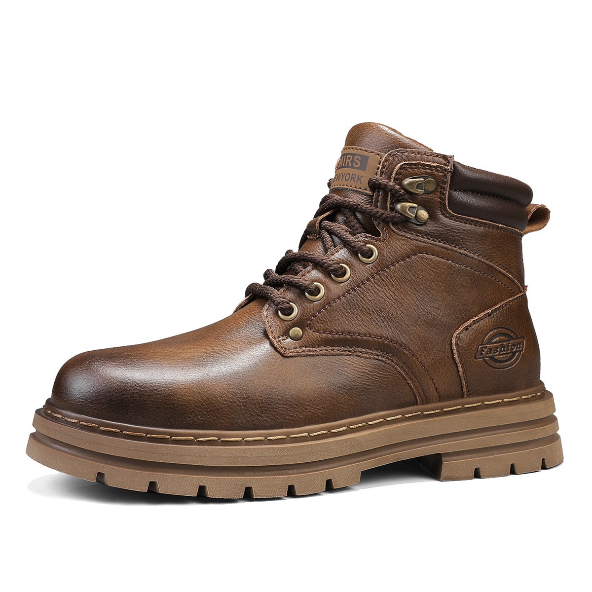 Vintage Outdoor Fashion - Botas de trabalho masculinas, estilo vintage,