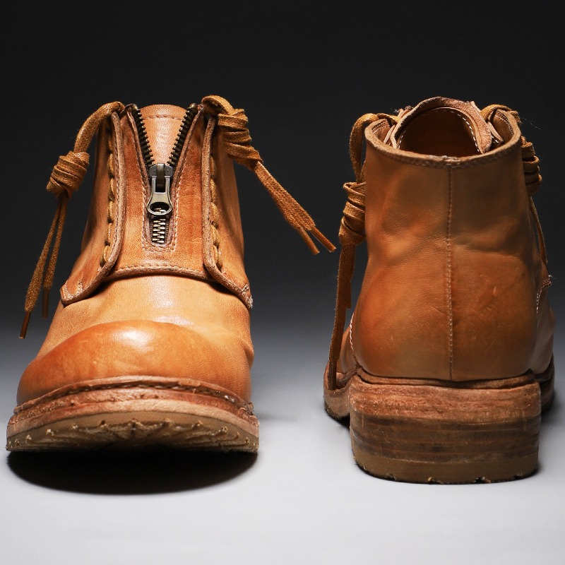 Vintage Outdoor Fashion - Botas de cano curto masculinas, estilo
