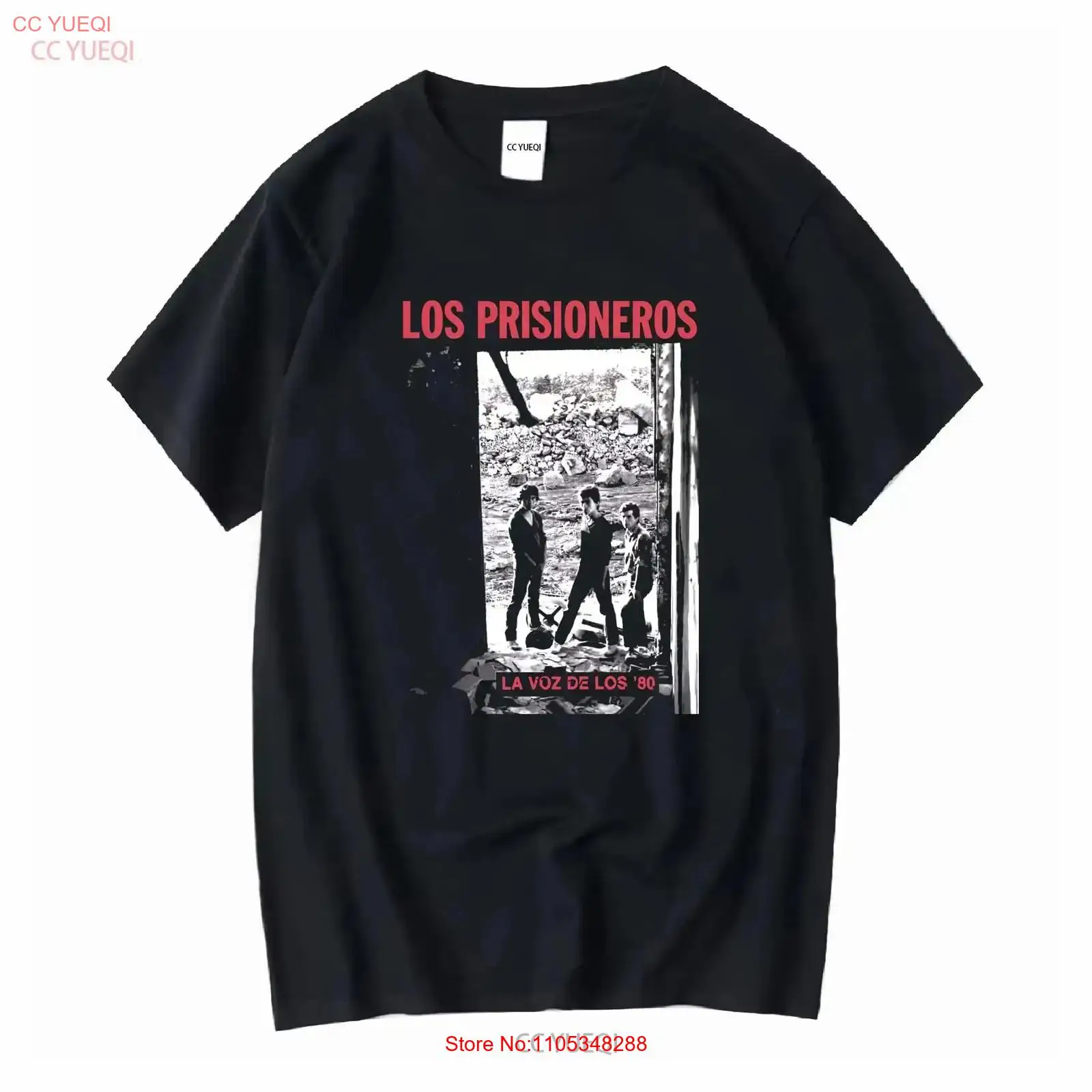 Vintage Fashion La - Camiseta Masculina Vintage Los Prisioneros LA