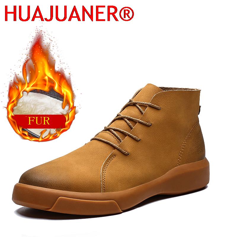 Vintage Outdoor Fashion - Botas Chelsea Masculinas de Inverno de