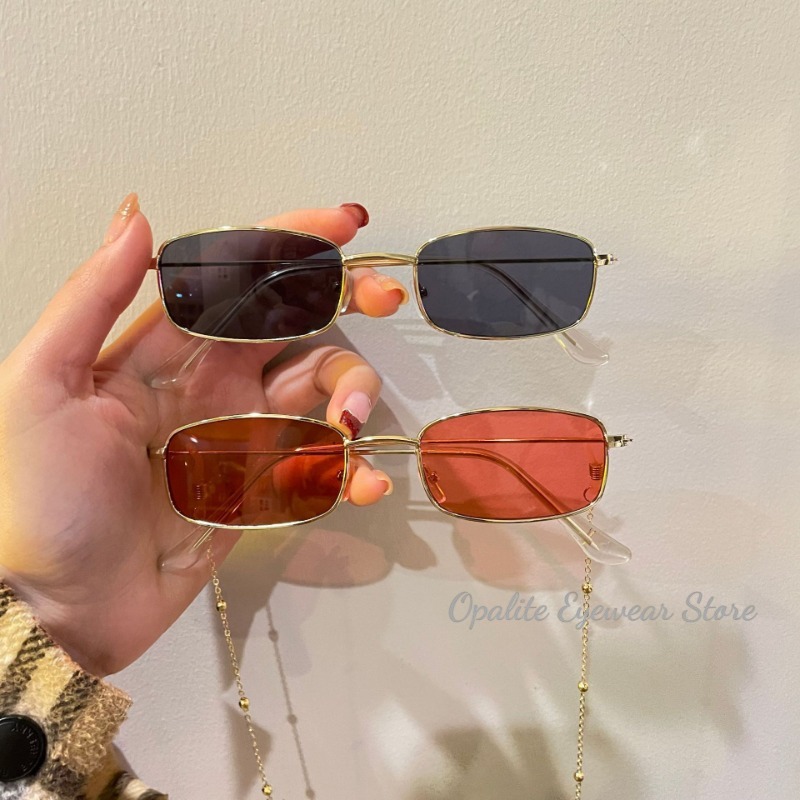 Óculos de Sol Retrô de Metal C - Vintage Fashion Enthusiasts avaliação e preço