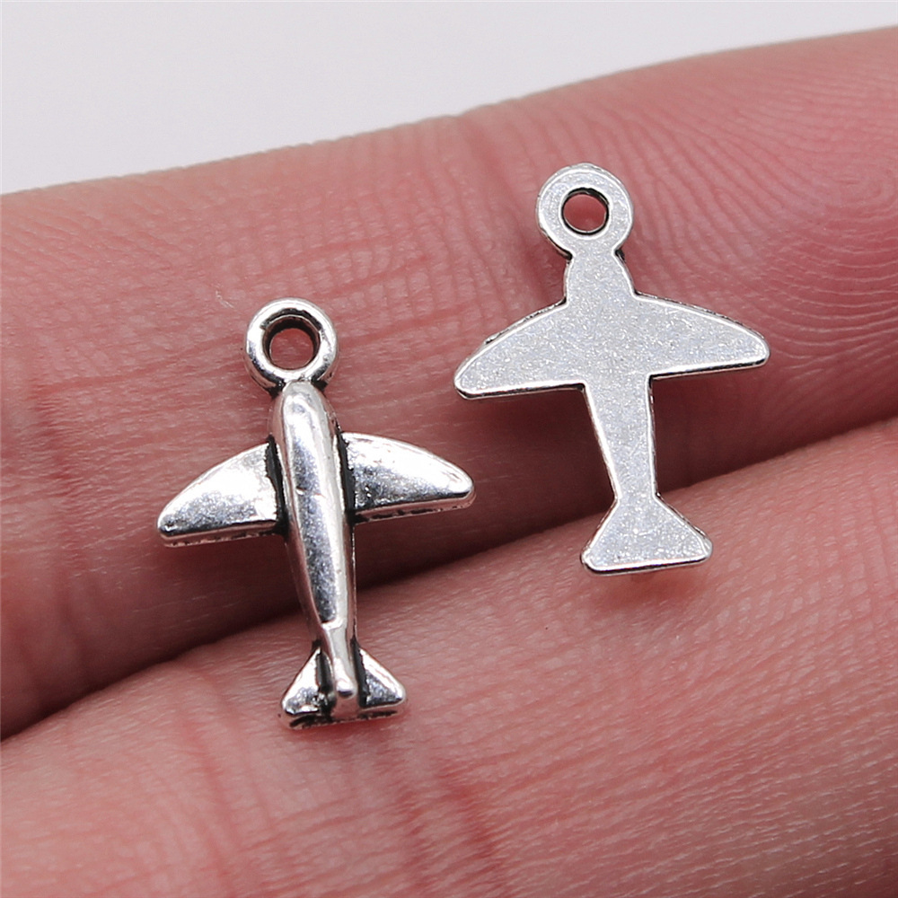 10 peças de pingentes de avião - Vintage Fashion Stores avaliação e preço
