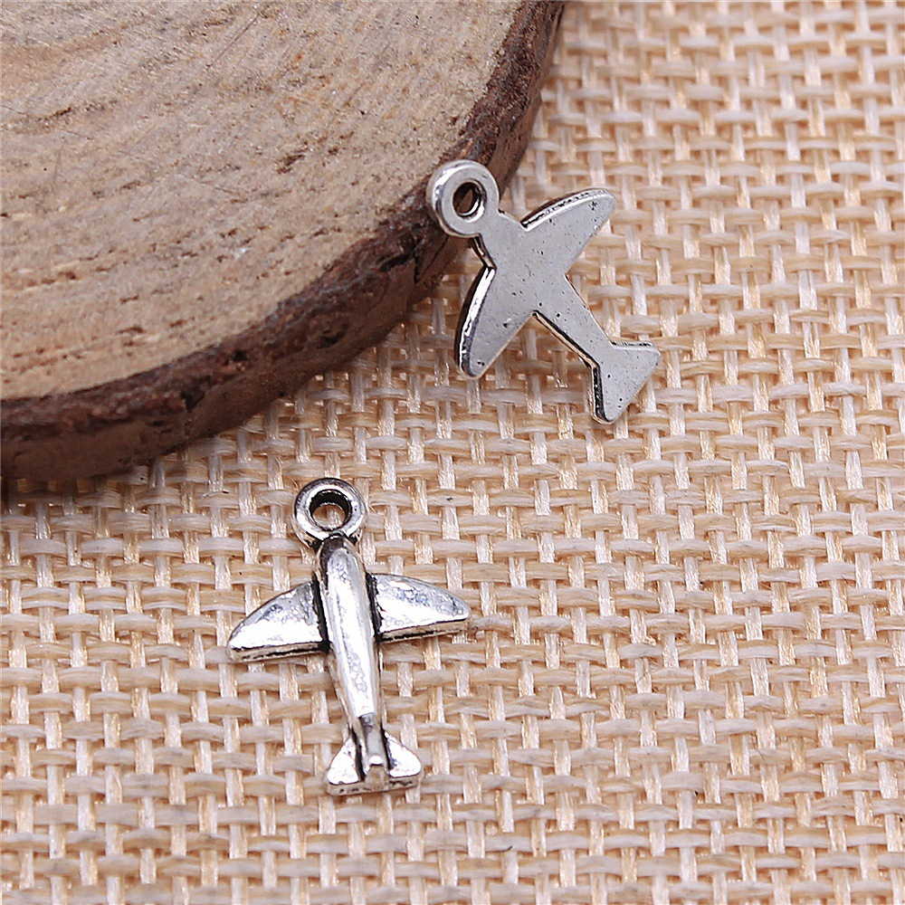 10 peças de pingentes de avião - Vintage Fashion Stores avaliação e preço