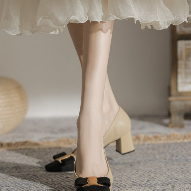 Sapatos de salto grosso com du - Vintage Fashion Dresses avaliação e preço