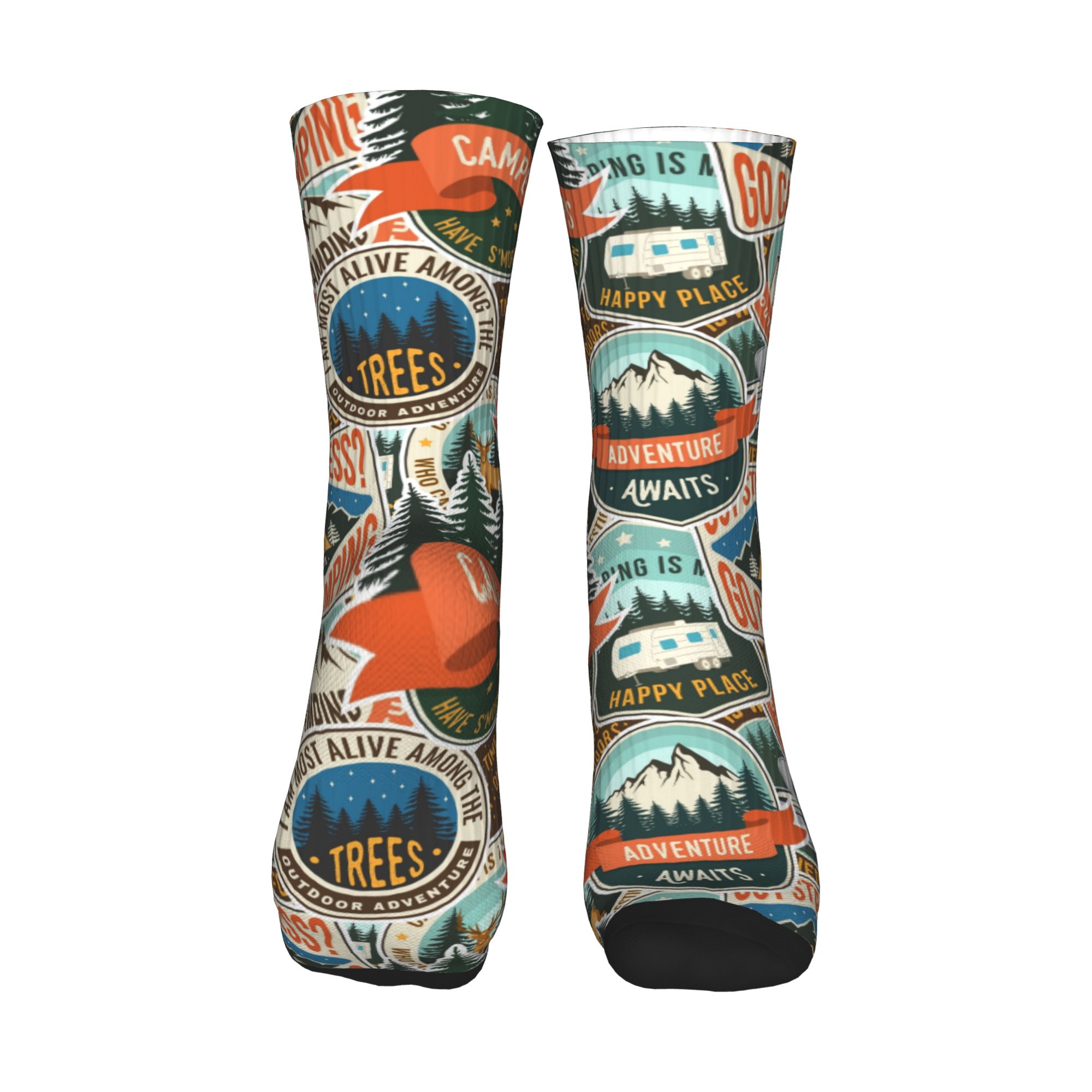 Meias de Vestir Estampadas Sem - Vintage Outdoor Fashion avaliação e preço