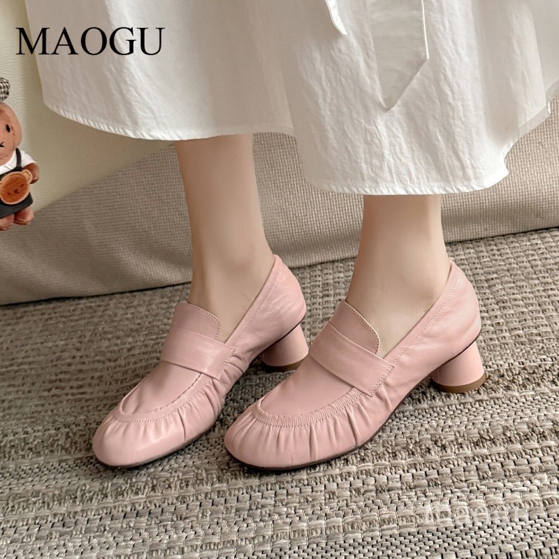 Sapatos femininos de couro mac - Vintage Fashion Online avaliação e preço