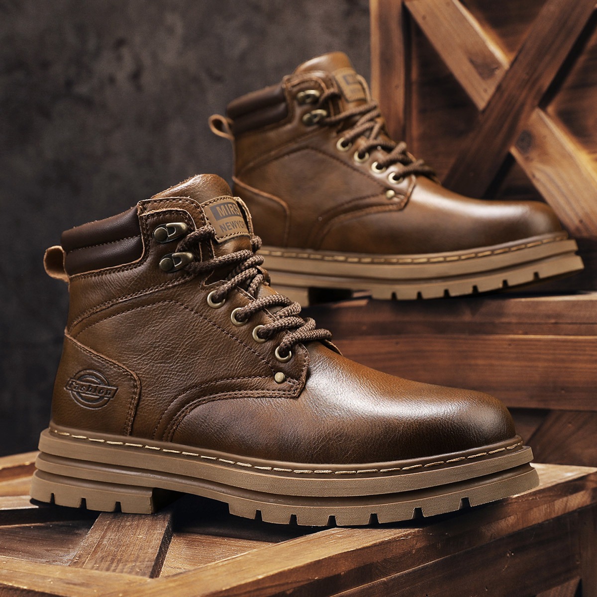 Botas de trabalho masculinas,  - Vintage Outdoor Fashion avaliação e preço