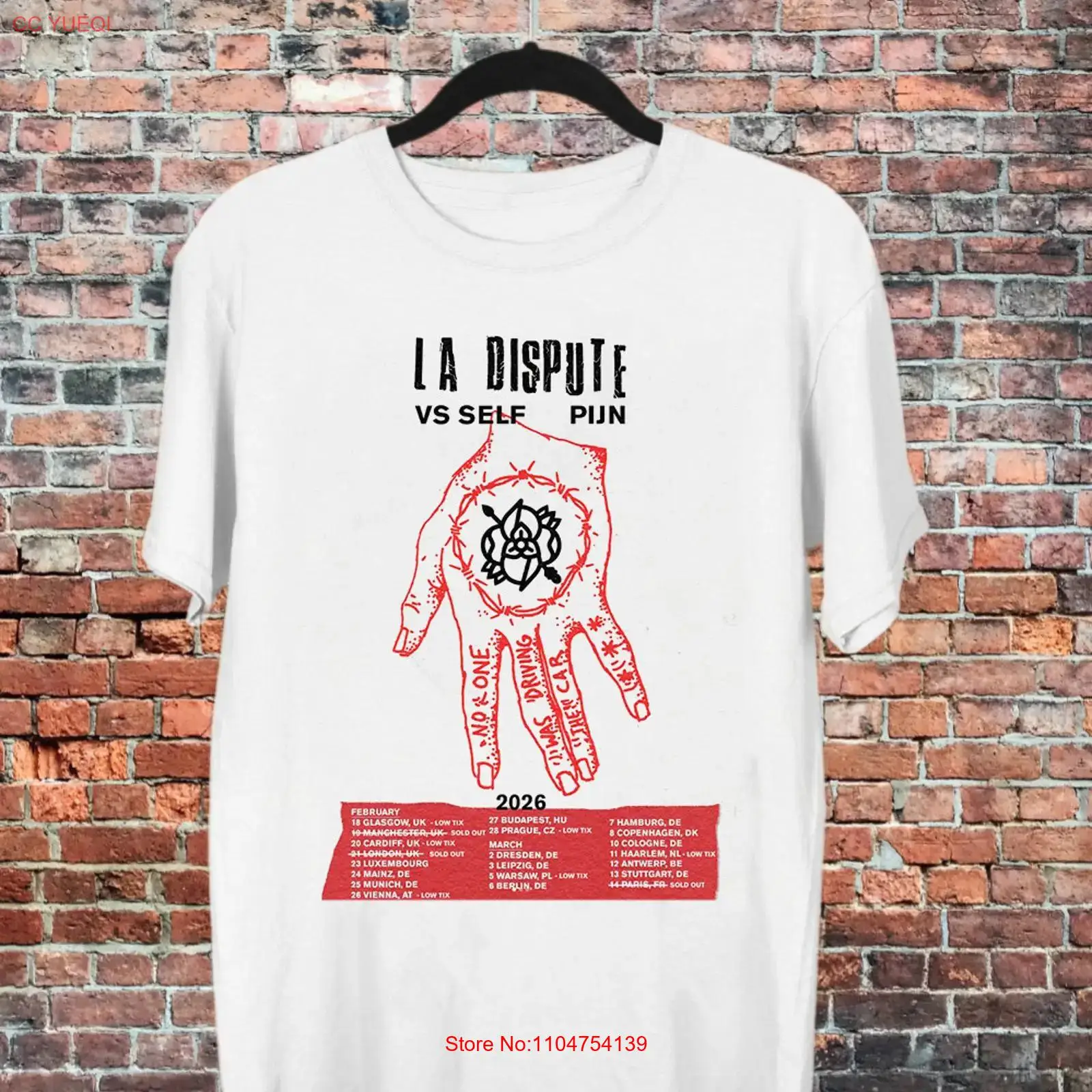 Camiseta La Dispute Band Rock  - Vintage Fashion La avaliação e preço