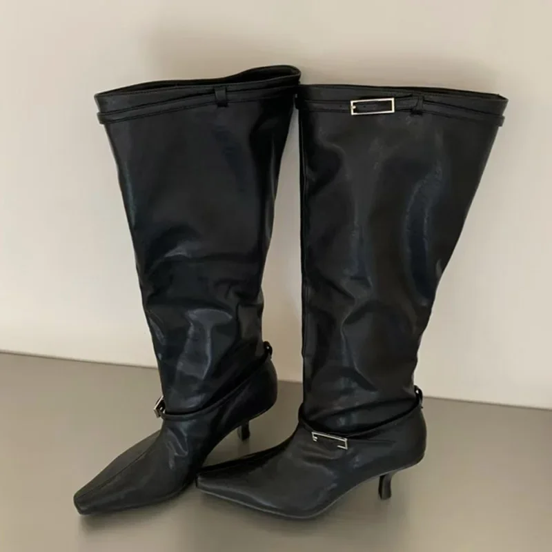 Botas de cano alto femininas A - Vintage Fashion Dresses avaliação e preço