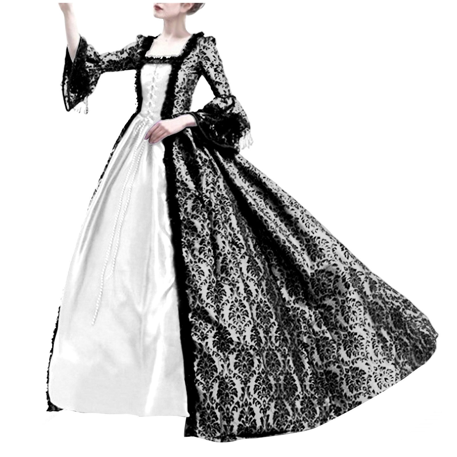 Fantasia de Halloween para Mul - Vintage Fashion Dresses avaliação e preço